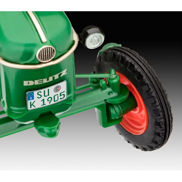 Revell easy-click 07821 Deutz D30, 트랙터 모델, 1:24/13.1 cm easy-click 시스템이 있는 초보자용 모델 키트, 컬러, 1/24