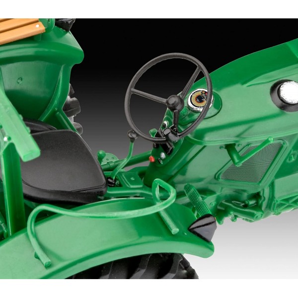 Revell easy-click 07821 Deutz D30, 트랙터 모델, 1:24/13.1 cm easy-click 시스템이 있는 초보자용 모델 키트, 컬러, 1/24