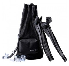 Athletico Scuba Diving Bag - 스쿠버 다이빙 및 스노클링 장비 및 장비를 위한 XL 메쉬 여행용 백팩 - 마스크, 핀, 스노클 등을 보관할 수 있는 드라이 백 블랙