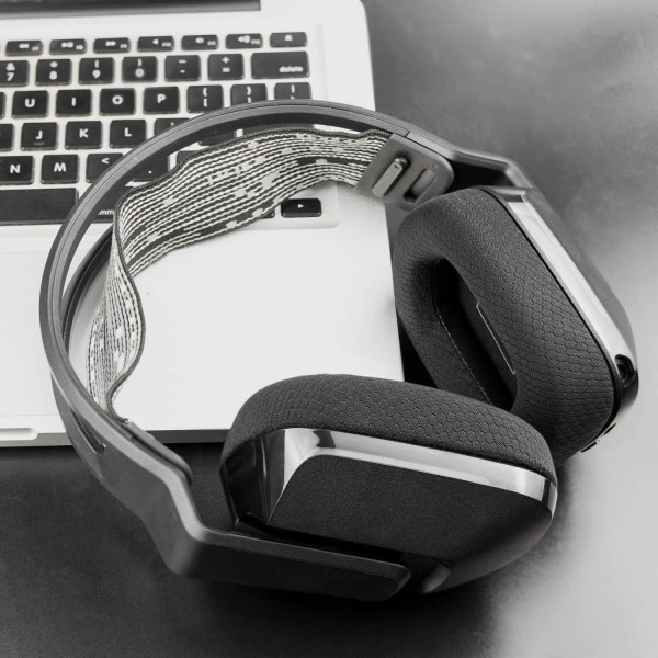 Logitech G733 Lightspeed 무선 게임용 헤드셋용 SOULWIT 전문 교체용 이어 패드, 내구성 있는 메쉬 패브릭이 있는 교체용 패드, 소음 차단을 위한 컴포트 폼-블랙