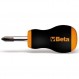 Beta 1202K 3X60 - Phillips® 나사용 스크루드라이버, 크롬 도금, 검은색 팁