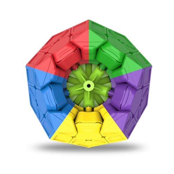QYTOYS 장난감 Megaminx 스피드 큐브 퍼즐 장난감, 3x3x3 오각형 스피드 큐브 정십이면체 매직 큐브 퍼즐 장난감, 두뇌 티저 퍼즐 Qiyi-QiHeng ABS 정사각형 퍼즐 큐브 다채로운 
