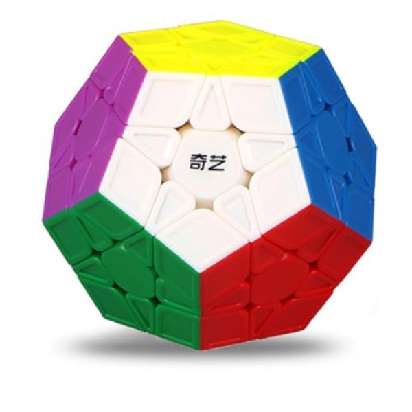 QYTOYS 장난감 Megaminx 스피드 큐브 퍼즐 장난감, 3x3x3 오각형 스피드 큐브 정십이면체 매직 큐브 퍼즐 장난감, 두뇌 티저 퍼즐 Qiyi-QiHeng ABS 정사각형 퍼즐 큐브 다채로운 