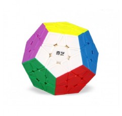 QYTOYS 장난감 Megaminx 스피드 큐브 퍼즐 장난감, 3x3x3 오각형 스피드 큐브 정십이면체 매직 큐브 퍼즐 장난감, 두뇌 티저 퍼즐 Qiyi-QiHeng ABS 정사각형 퍼즐 큐브 다채로운 