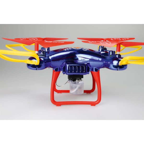 Revell Control I 비눗방울 기능이 있는 RC 쿼드로콥터 I Pustefix 디자인의 쿼드콥터 드론 I Pustefix의 클래식 버블 액체 I 버튼을 누르면 비눗방울 I 14년