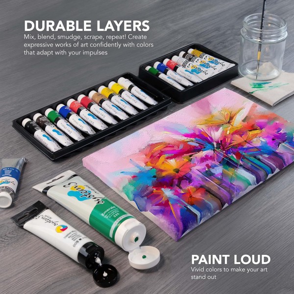 Daler Rowney 3 Acryl Selection Set 8 x 59 ml, 129100508, 멀티