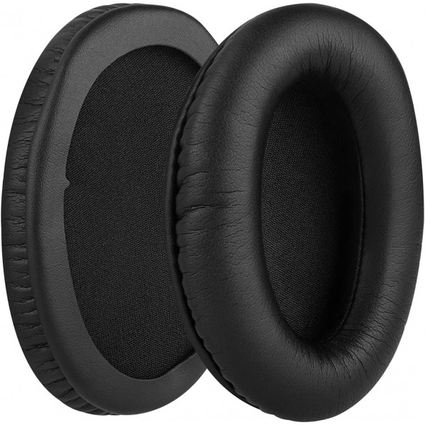 HyperX Cloud Flight, Cloud Flight S, Cloud Stinger 게임용 헤드폰 이어 패드, 헤드셋 이어 패드, 이어 컵 수리 부품용 Geekria QuickFit 교체용 이어 패드(검은색)