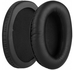 HyperX Cloud Flight, Cloud Flight S, Cloud Stinger 게임용 헤드폰 이어 패드, 헤드셋 이어 패드, 이어 컵 수리 부품용 Geekria QuickFit 교체용 이어 패드(검은색)