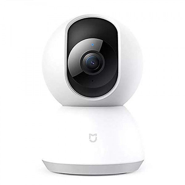 Xiaomi Mi 홈 보안 카메라 360° 1080P, HD 홈 보안 IP 카메라 사운드/모션 감지, 모션 추적, 나이트 비전, 양방향 오디오, 원격 뷰, Alexa와 작동하는 무선 WiFi 애완 동물 카메라