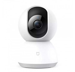 Xiaomi Mi 홈 보안 카메라 360° 1080P, HD 홈 보안 IP 카메라 사운드/모션 감지, 모션 추적, 나이트 비전, 양방향 오디오, 원격 뷰, Alexa와 작동하는 무선 WiFi 애완 동물 카메라