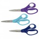 Fiskars 7" 12세 이상 어린이를 위한 학생용 가위(3팩) - 학교 또는 공예용 가위 - 학용품으로 돌아가기 - 보라색, 파란색, 청록색