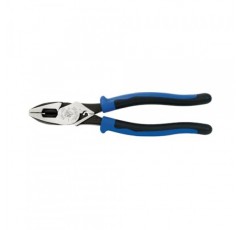 Klein Tools J2000-9NECRTP 사이드 커터 Linemans 플라이어(테이프 당김 및 와이어 압착 포함), 높은 레버리지, 9인치