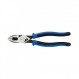 Klein Tools J2000-9NECRTP 사이드 커터 Linemans 플라이어(테이프 당김 및 와이어 압착 포함), 높은 레버리지, 9인치