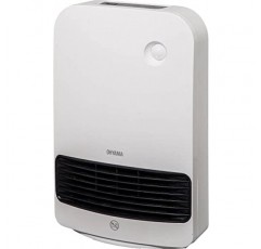 아이리스 오야마, 세라믹 팬 히터 / 에너지 절약형 전기 히터, 범위 90 cm, 1500 W, 절약을 위한 모션 센서, 타이머, 욕실, 거실 - 세라믹 팬 히터 JCH-15TD4 - 화이트