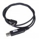 Baofeng 양방향 라디오 UV-5R, BF-888S,BF-F8+용 Baofeng USB 프로그래밍 케이블(드라이버 CD 포함)