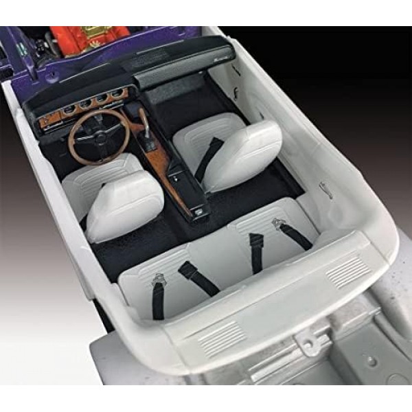 Revell REV-67664 모델 세트 1970 Plymouth AAR Cuda 모델 키트 + 액세서리, 1:25/19.1 cm, 1/72