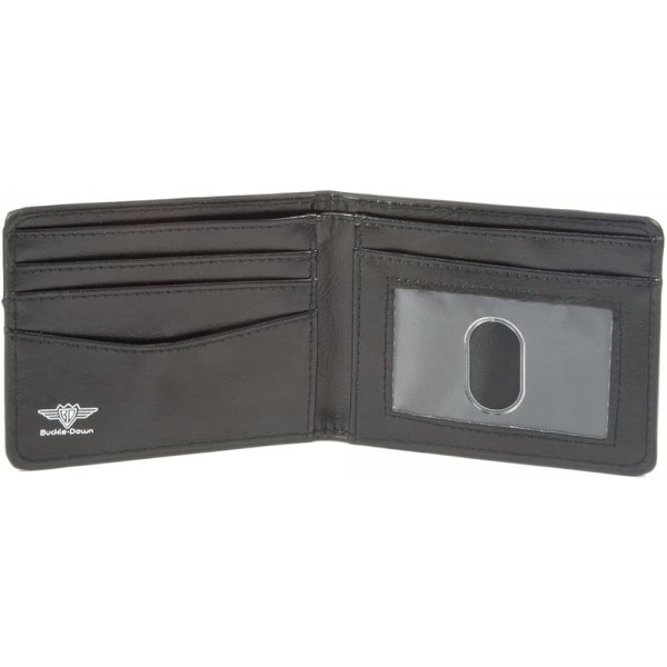 버클 다운 남여 공용 - 성인용 지갑 Nyan Cat Face Close-up Blue Two-Fold Wallet One Size Multi-Colour