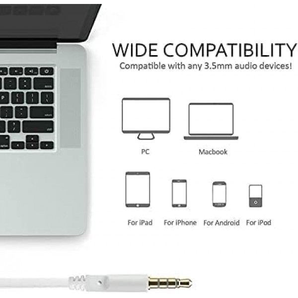 KP TECHNOLOGY Galaxy Tab A7 Lite 이어폰 - Samsung Galaxy Tab A7 Lite 2021용 인이어 헤드폰 헤드셋 이어폰