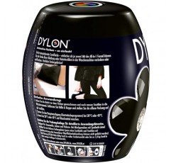 DYLON Intense Black All-in-1 Fabric Dye (350 g), 신선하고 강렬한 색상을 위한 세탁기의 색상 및 상쾌함을 위한 직물 염료 Intense Black Black