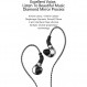 BLON BL-03 이어폰, 10mm 카본 다이어프램 다이내믹 드라이브 베이스 HiFi DJ 이어폰 모니터, 다이아몬드 미러 프로세스 이어폰 2핀 분리형 케이블 유선 이어폰(Slive No Mic)