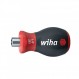 Wiha 28103 마그네틱 1/4 비트 홀더, 스터비, 57mm