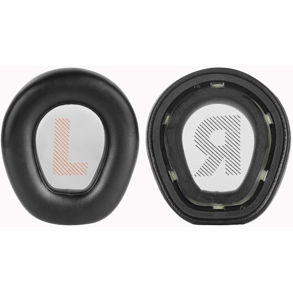 JBL Quantum ONE 무선 헤드폰 이어패드, 헤드셋 이어패드 수리 부품(검은색)용 Geekria QuickFit 단백질 가죽 교체용 이어패드