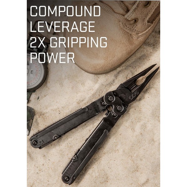 SOG 4004837-SSI PowerLock EOD Black Oxide 18 Piece Multi Tool - multi, N/A