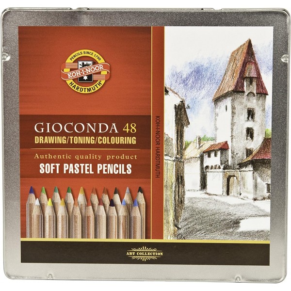 Kohinoor Hardtmuth Gioconda 48 소프트 파스텔 새 제품 개봉 박스
