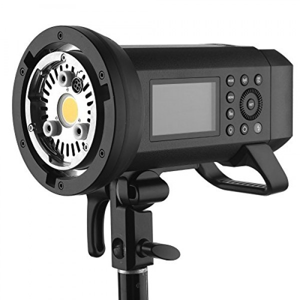 GODOX AD400PRO 400Ws GN72 TTL 1/8000s HSS 2.4G X 시스템 올인원 실외 플래시 스피드라이트 스트로브 라이트, 배터리로 작동되는 모노라이트, 390 최대 전력 팝, 30W LED 모델링 램프,