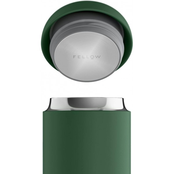 Fellow Carter Everywhere 진공 단열 머그 with 진정한 맛 세라믹 코팅 Carg Green 340ml 430g Carg Green