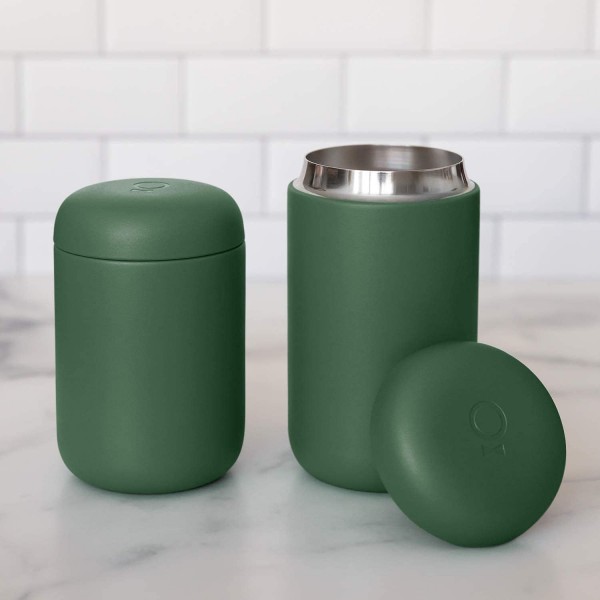 Fellow Carter Everywhere 진공 단열 머그 with 진정한 맛 세라믹 코팅 Carg Green 340ml 430g Carg Green