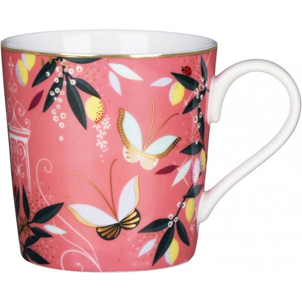 Portmeirion Sara Miller Orchard 0.34리터 머그(산호 나비)