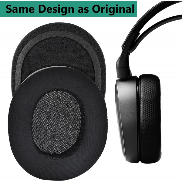 SteelSeries Arctis 3 Arctis 5 Arctis 7 Arctis 9X Arctis Pro 헤드폰(냉각 젤)과 호환되는 Yizhet 1 쌍 냉각 젤 교체용 이어 패드