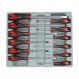 Teng Tools 12피스 드라이버 세트(플랫, PH, PZ) - MD912N, 실버