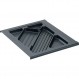 Hettich 9065669 Systema TOP 2000 재료 서랍, EB 392mm, 검정색,