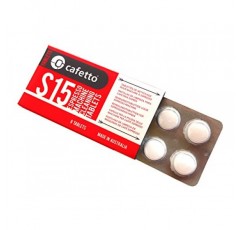 Cafetto S15 고성능 에스프레소 머신 청소 정제(8정 블리스 터)