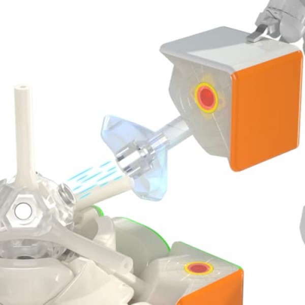 Bokefenuo QY 토네이도 V3 M 3x3 스피드 큐브 마그네틱 스티커가없는 2022 새로운 토네이도 V3 M 퍼즐 매직 장난감 키즈 큐브 (토네이도 V3 M 플래그십 버전)