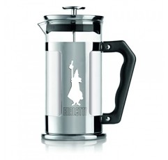Bialetti Preziosa 프렌치 프레스 커피 메이커, 600 ml, 스틸