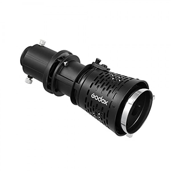 Godox SA-P 프로젝션 부착 장치가 포함된 Godox SA-17 Bowens 마운트 어댑터 + SA-09-001/004 + SA-06 Iris + SA-10 GOBO 세트 홀더 + SA-11C/SA-11T 컬러 젤은 LED 비디오용 연극 효과를 만듭니