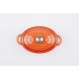 Lätt Home Orange Collection Cocotte 주철, 에나멜 처리, 모든 열원(타원형, 29cm, 3.85l) 타원형, 29cm, 3.85l