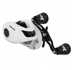 KastKing Crixus 베이트캐스팅 릴, 6.5:1/7.2:1 기어비 낚시 릴, 17.6파운드 카본 디스크 드래그, 슈퍼 폴리머 그립, 카본 주입 나일론 프레임, 8개 자기 브레이크, 로우 프로파