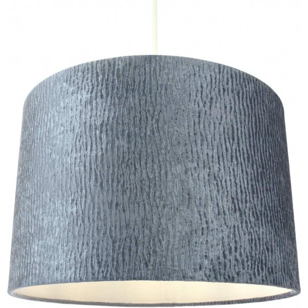디자이너 Shiny Cobalt Grey Rippled Crushed Effect Velvet 12
