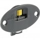 HETTICH 9115219 Slide-Line 55 Plus 내부 슬라이딩 도어 러너, 플라스틱 앤트러사이트, 실버