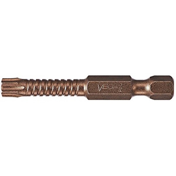 VEGA T20 TORX 임팩트 드라이버 비트. Impactech 전문가 등급 충격 등급 T-20 TORX 2 비트. (5개 팩) P150T20A-5