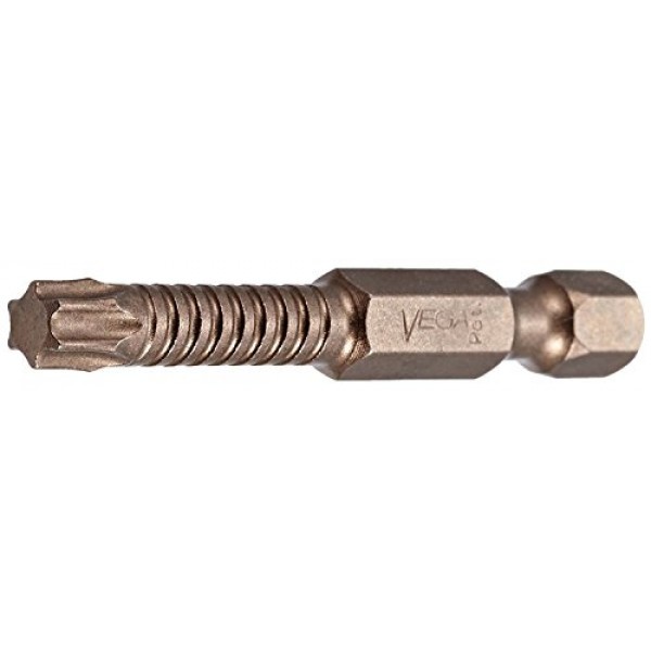 VEGA T20 TORX 임팩트 드라이버 비트. Impactech 전문가 등급 충격 등급 T-20 TORX 2 비트. (5개 팩) P150T20A-5