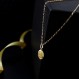Alexander Castle Small 9ct Gold St Christopher Pendant 메달 목걸이, 18" 체인 및 보석 선물 상자 - 'SAINT CHRISTOPHER PROTECT US'가 펜던트 주위에 양각으로 새겨져 있습니다. - 1.0g