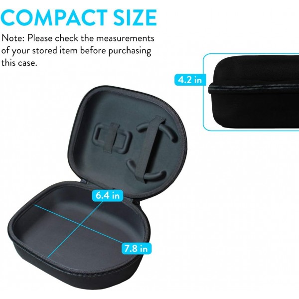 Turtle Beach Stealth 600 무선 게임용 헤드셋과 호환되는 TUDIA EVA 케이스, 게임용 헤드셋용 하드 여행용 충격 방지 보관 가방[케이스만, 장치는 포함되지 않음]