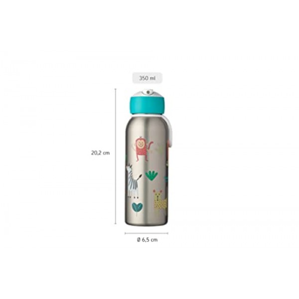 메팔 보온병 플립업 캠퍼스 350ml-핑크, 스테인리스 스틸, 블루