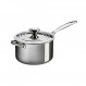 Le Creuset 삼겹 스테인리스 스틸 4쿼트 냄비(도우미 손잡이 포함)