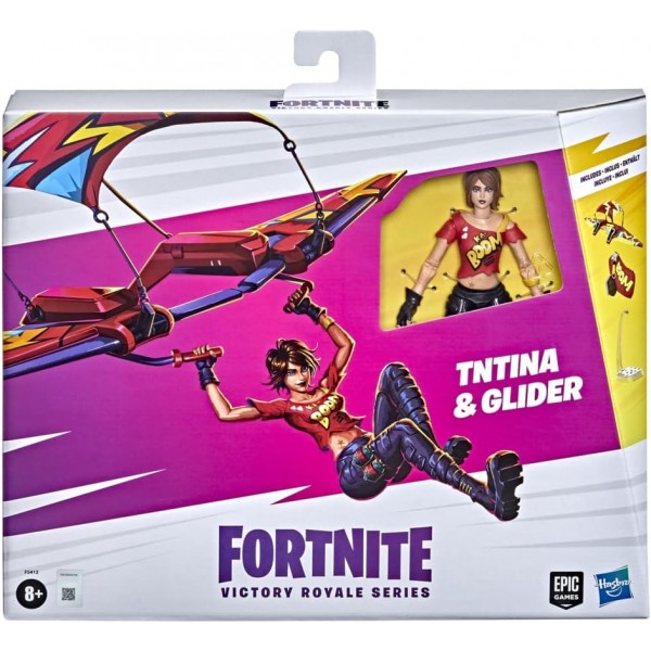 해즈브로 포트나이트 Victory Royale 시리즈 TNTina 글라이더 포함, 15cm 수집 가능한 액션 피규어, 액세서리 포함, 8년 이상, 멀티